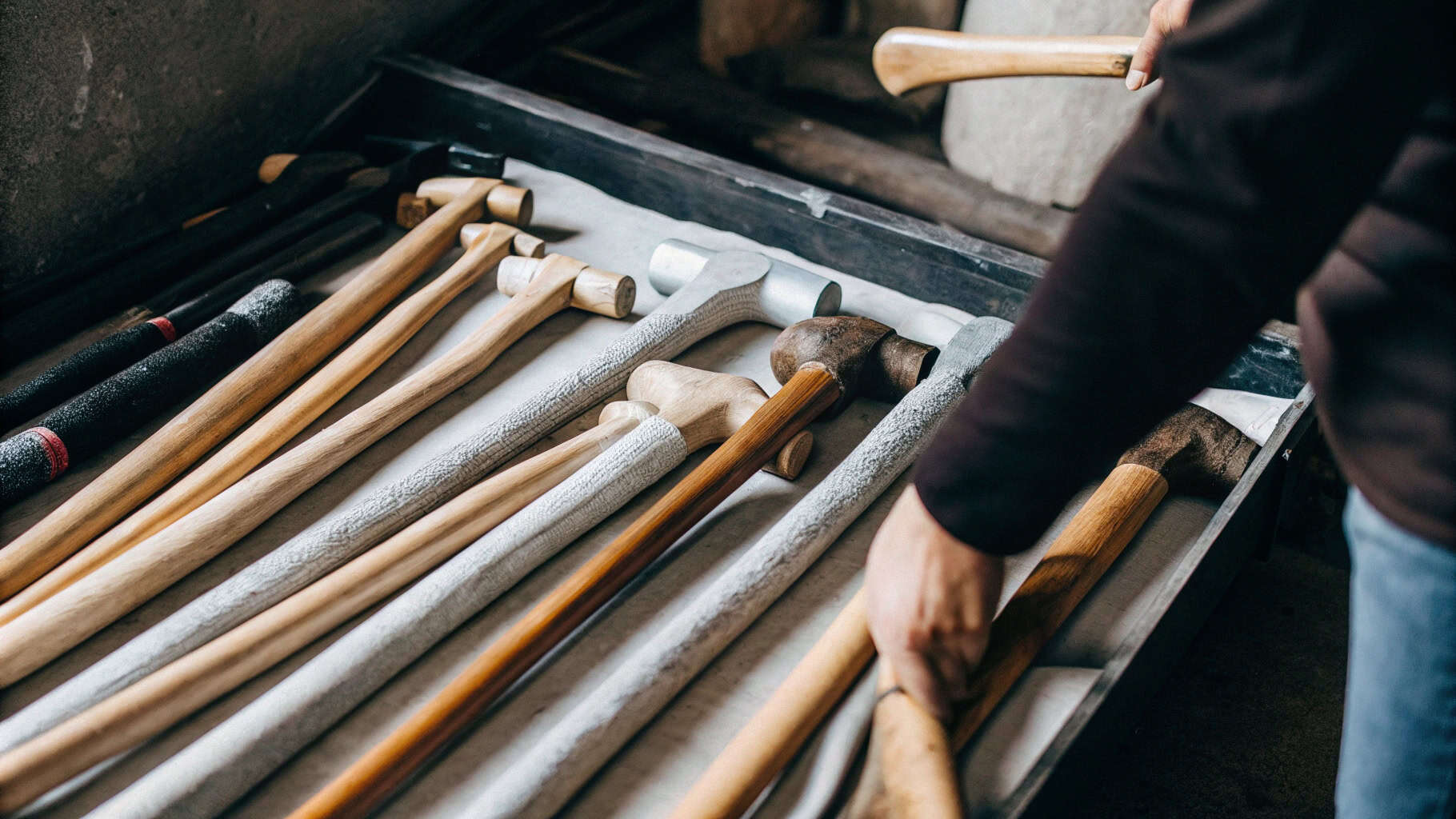 1 choosing wooden axe handle