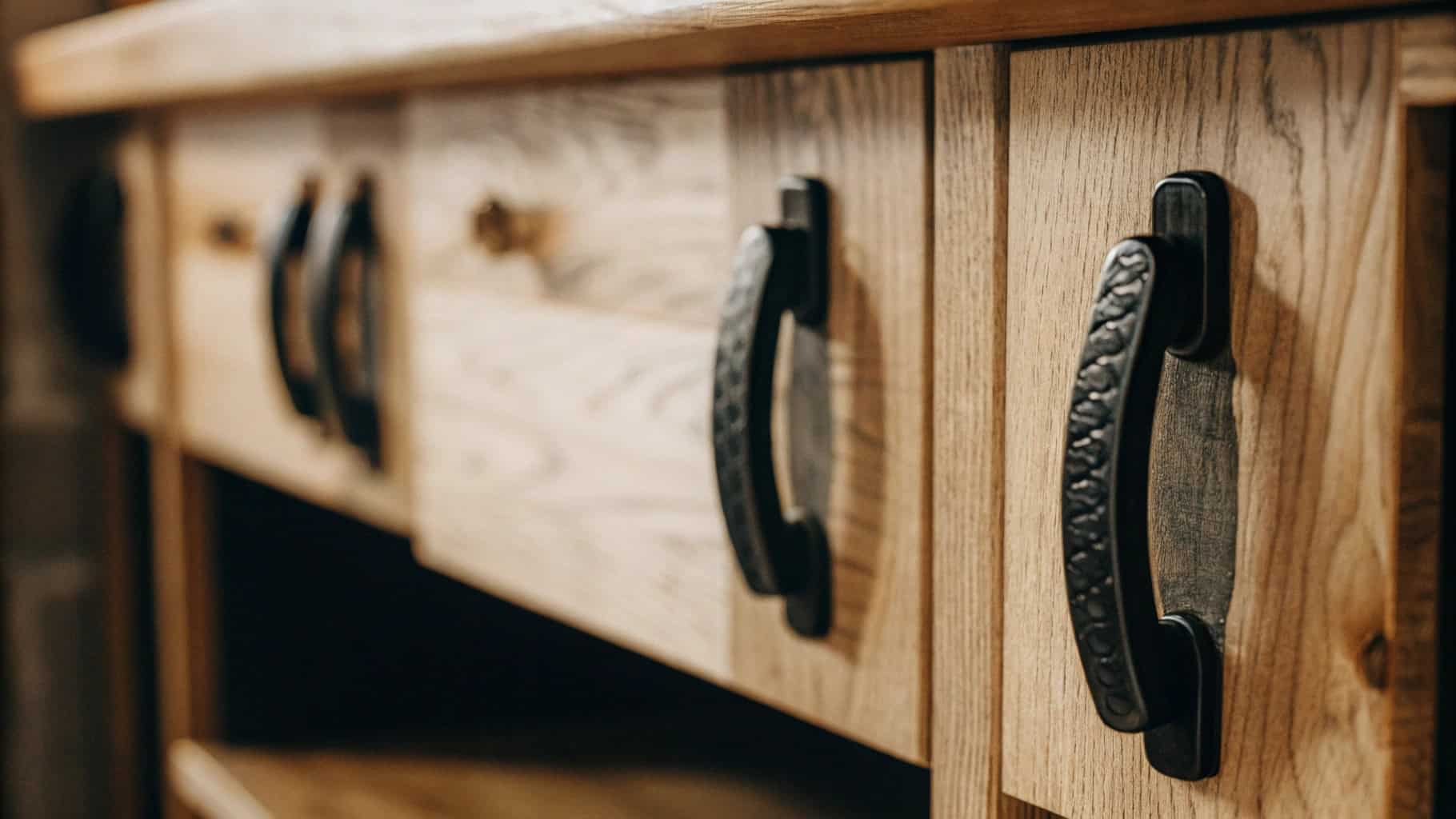 Custom Wood Cabinet Handles Branding
