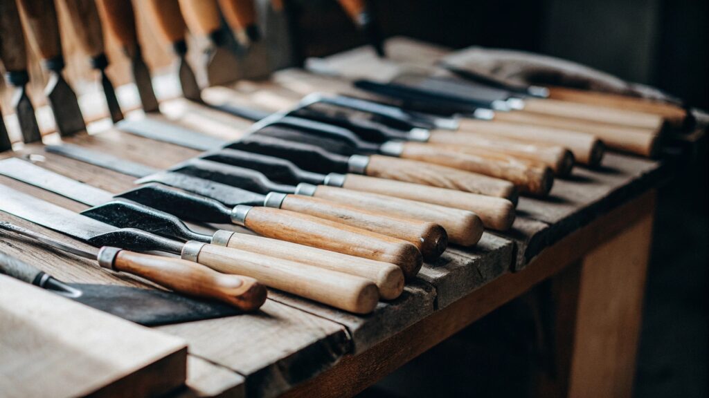 1 wooden tool handles