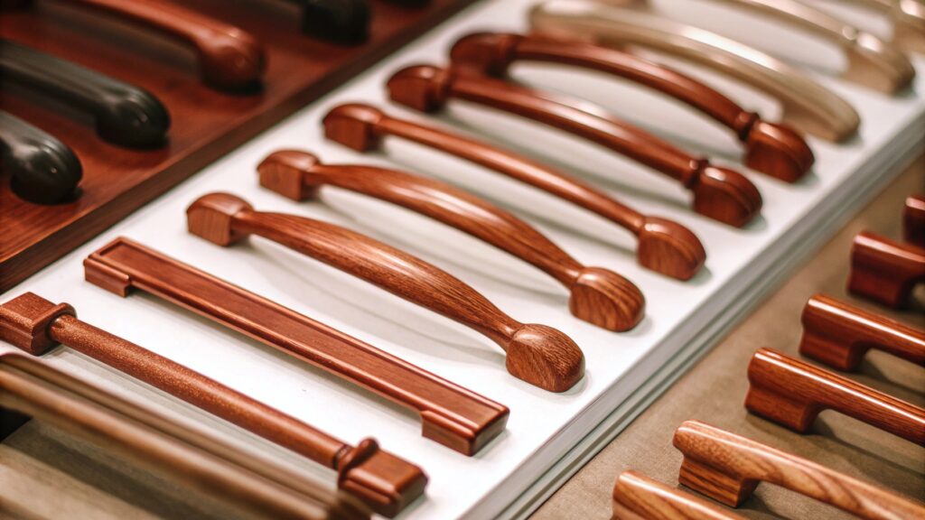 2 wooden cabinet handles supplier