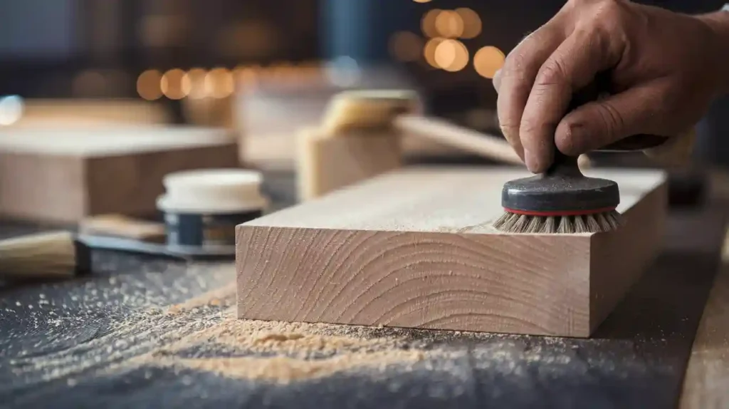 How to effectively surface treat wood blocks