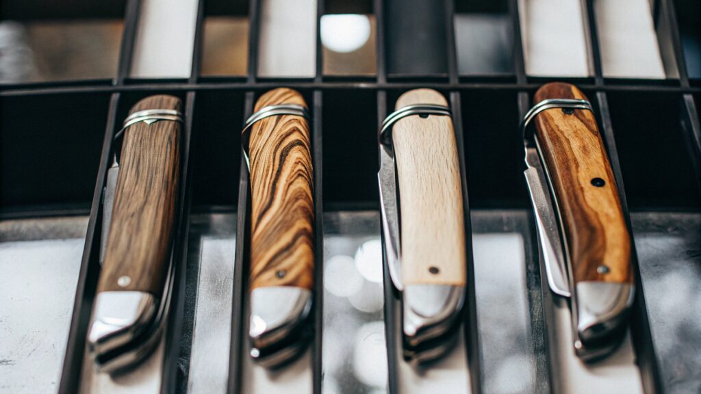 eco friendly wooden knife handles