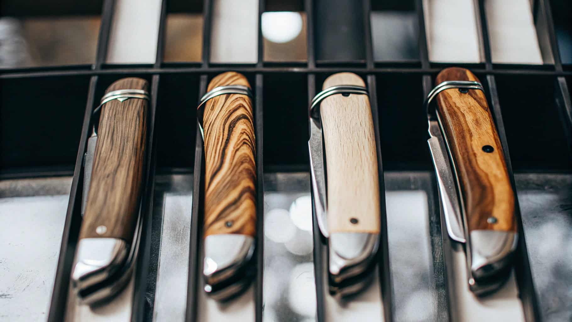 eco friendly wooden knife handles