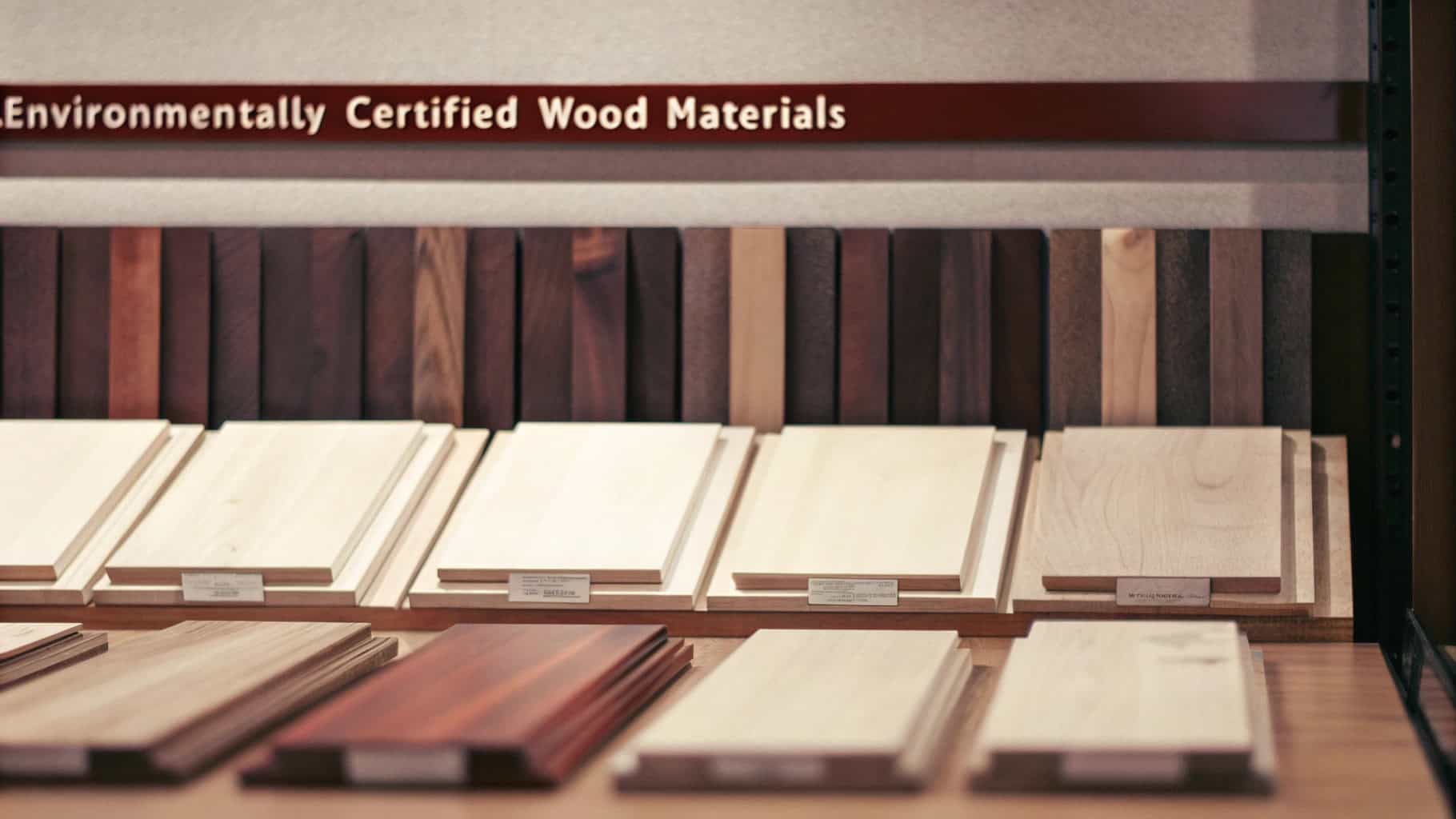 Certified wooden materials